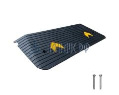 Пандус резиновый РУБИКОН ЛАЙТ 50х1100х410 мм (для порогов 50 мм)