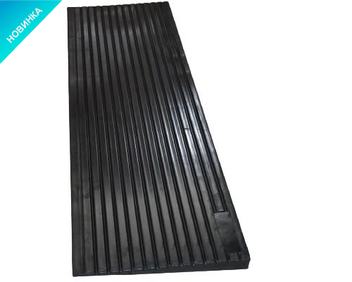 Пандус резиновый РУБИКОН ГОСТ 80х1000х800 мм (для порогов 80 мм)